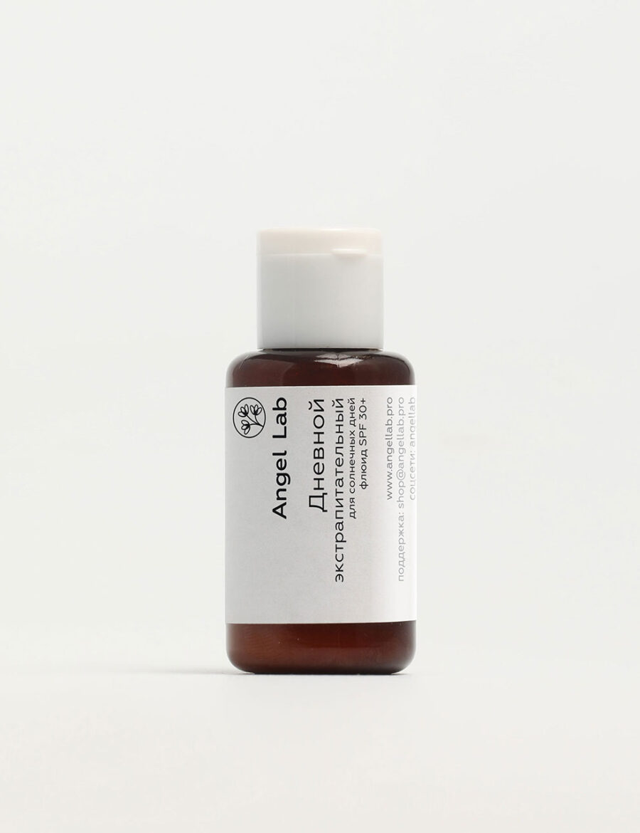 «Дневной экстрапитательный для солнечных дней» флюид Angel Lab с расчетным SPF 30+ 30 мл